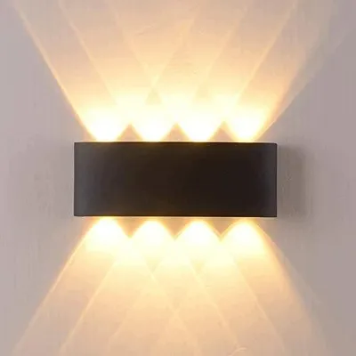 Zdjęcie produktu dla Kinkiet nowoczesny 8W ciepły biały aluminiowy LED do salonu sypialni