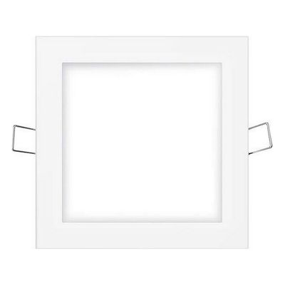 Edm Quadratisches Mini-led-downlight 6w 320 Lumens 6400k Weiß  Weiß One Size