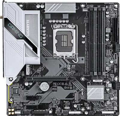 Image de Gigabyte B760M GAMING PLUS WIFI DDR4 - Carte mère - micro ATX - LGA1700 socket - chipset B760 - USB-C 3.2 Gen 1, USB 3.2 Gen 1 - Wi-Fi 6, Bluetooth, Gigabit LAN - Graphique embarqué (CPU requis)