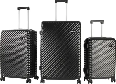 Produktbild von Aga Travel Reisekofferset, Kofferset MR4672 Schwarzv, Hartschale,TSA, 4 Rollen, Reisekoffer, Koffer