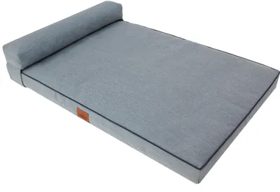 Obrázek produktu pro Polštář pro psy Matrace pro psy Pelíšek pro domácí mazlíčky Polštář pro psy Pelíšek pro kočky Místo na spaní - Move - 100 x 65 cm [velikost: L] - Dove grey