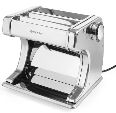 Image de Machine à pâtes électrique – rouleaux à pâtes – rouleau à pâte – appareil pour réaliser des tagliatelles et des fettuccine, avec 7 réglages d'épaisseur