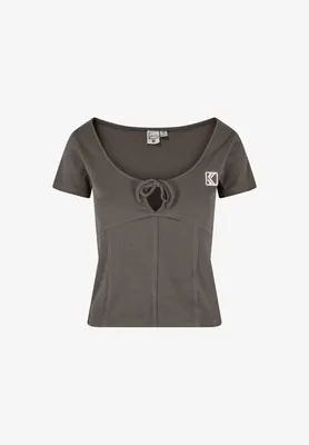 Produktbild von Herren T-Shirt Karl Kani Og Corset Rib Tee, Anthrazit - Größe S