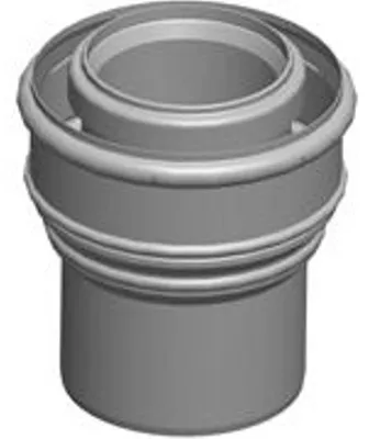 Zdjęcie produktu dla Redukce Wolf z DN60/100 na DN80/125, bílá