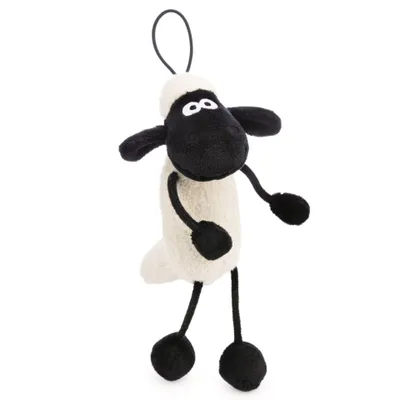 Produktbild von Nici Shaun das Schaf 15cm schwarz/weiß mit Aufhänger