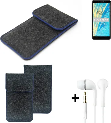 Produktbild von K-S-Trade Handy Schutz Hülle kompatibel mit BQ Mobile BQ-5740G Spring Schutzhülle Handyhülle Filztasche Pouch Tasche Case Sleeve Filzhülle