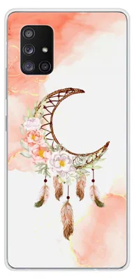 Image de 1001Coques - Coque silicone compatible avec Samsung Galaxy A71 5G - Motif dreamcatcher lune - Design original imprimé en France