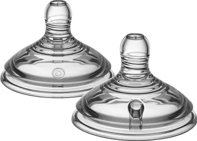 Imagen del producto de Tetina Tommee Tippee Easi-Vent, redonda, flujo medio, 2 unidades