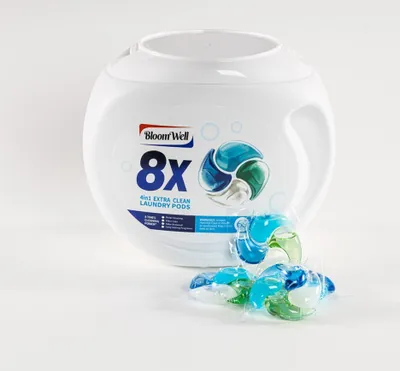 Produktbild von Power-Clean 4in1 Waschkapseln - 12g, 8-fache Reinigung, Colorwaschmittel99% Läuse beseitigen, Farbschutz, 180-Tage-Daueraroma