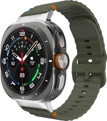 Produktbild von Cazy Uhrenarmband geeignet für Samsung Galaxy Watch Band (ActiveFlex) – Smartwatch-Armbänder – Universelles Armband geeignet für Samsung Galaxy Watch Ultra (2024 / 2025) - Khaki