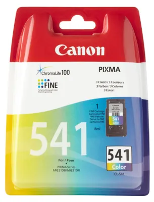 Produktbild von Canon CL-541, Cyan, Magenta, Gelb, 8 ml, 1 Stück(e), 180 Seiten, Multipack