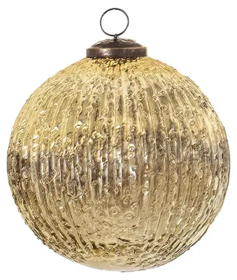 Produktbild von Clayre & Eef Weihnachtskugel Ø 5 cm Goldfarbig Glas