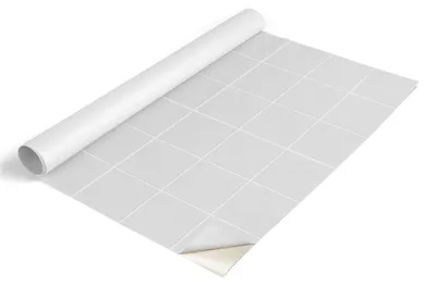 Zdjęcie produktu dla Folia meblowa Tulup – folia samoprzylepna do mebli – folia samoprzylepna 100 x 50 cm – folia meblowa do szaf – folia do mebli – folia meblowa do kuchni – wodoodporna – zmywalna – samoprzylepna – bez pęcherzyków powietrza – szare płytki