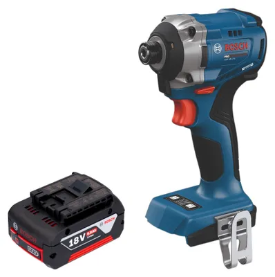 Obrázek produktu pro Akumulátorový rázový utahovák Bosch GDR 18V-215 Professional 18 V 215 Nm 1/4" bezkartáčový + 1x akumulátor 5,0 Ah – bez nabíječky