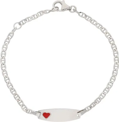Produktbild von JuwelmaLux Kinder Gravur Armband Herz 925 Silber JL10-03-0565 16 cm