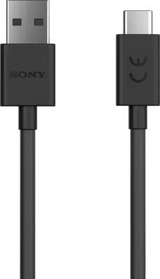 Produktbild von Sony UCB20, 1 m, USB A, USB C, USB 2.0, Männlich/Männlich, Schwarz