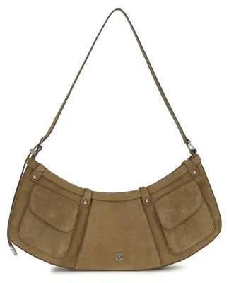 Immagine prodotto di Borsa a tracolla PINKO in pelle di vitello color beige, modello 106865A0F6_L22O
