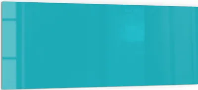 Produktbild von DEQORI Küchenrückwand Glas 125x50 cm 'Türkis' Spritzschutz Bad Rückwand Küche