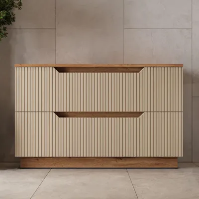 Immagine prodotto di Mobile sottolavabo per bagno Vicco Lotta Cachemire 99.4 x 62.5 cm con 2 cassetti, Model 58673