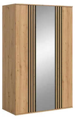 Produktbild von Garderobenschrank Kleiderschrank Tofta | 3-türig | Artisan Eiche