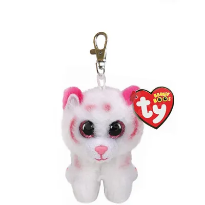 Produktbild von TY Beanie Boos Tabor, Tiger, Pink, Weiß, Plüsch, 3 Jahr(e), Vereinigte Staaten, 50 mm