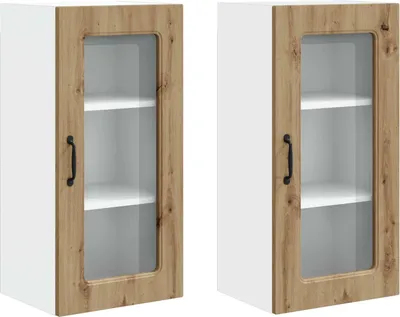 Zdjęcie produktu dla VidaXL, panel przedni do zmywarki, Kalmar, 2 sztuki, płyta drewnopochodna, imitacja dębu Artisan
