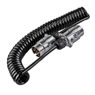 Produktbild von Spiral-Verlängerungskabel 2 Stecker 7-polig