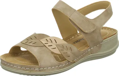 Produktbild von Donna Andrea Damen-Sandalette Taupe-Beige, Farbe:beige/schlamm, EU Größe:38