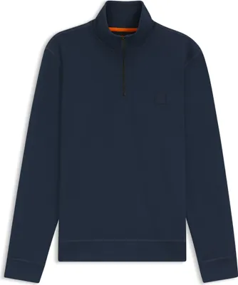 Produktbild von Boss Herren Pullover Zetrust Regular Fit French-Terry Stehkragen Reißverschluss