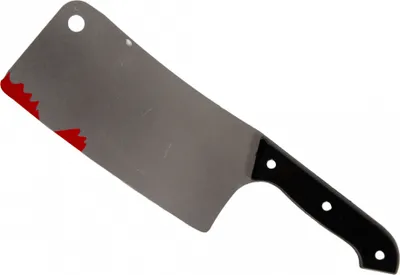 Produktbild von Blutiges Hackebeil als Kostümaccessoire 30 cm