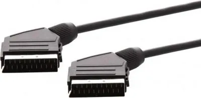 Obrázok produktu pre TNB SCART15 – SCART kábel M/M s 21-pinovým konektorom, dĺžka 1,5 m – čierny