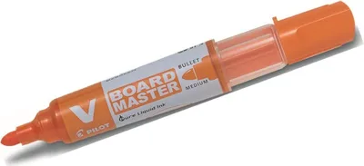 Immagine prodotto di Pennarello pilota per lavagne V Boardmaster Begreen set da 10, colore: arancione