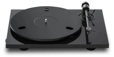Produktbild von Pro-Ject E1.2, Audio-Plattenspieler mit Riemenantrieb, Automatisch, Schwarz, ABS Synthetik, Aluminium, 33,45 RPM