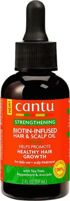 Produktbild von Cantu Strengthening Biotin-Infused Hair & Scalp Oil with Rosemary and Mint 59ml