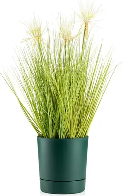 Image de HowHomely | Jardinière Azalea - 17,5 cm - Plastique vert - Pots de fleurs - Résistant aux intempéries, Design élégant