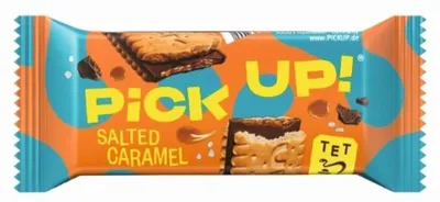Productafbeelding van PICK UP! 28320 PICK UP! Zoute karamel koekjes, 24 stuks, 28,0 g per stuk