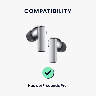 Produktbild von kwmobile 6x Ersatz In Ear Kopfhörer kompatibel mit Huawei FreeBuds Pro - 3 Größen - Polster Ohrstöpsel In-Ear Ohrhörer - Weiß