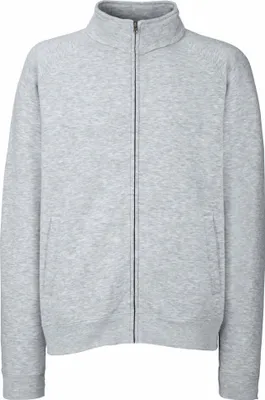 Produktbild von Fruit Of The Loom Herren Sweatjacke BC370 (L) (Grau)