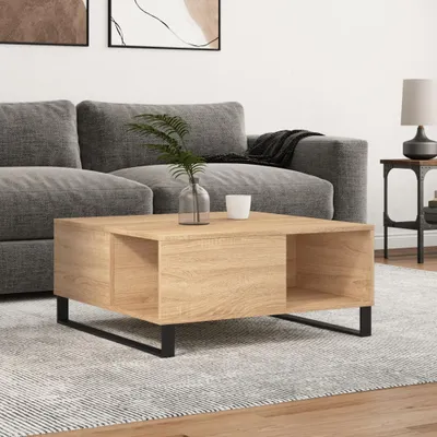 Produktbild von [Home] Couchtisch Sonoma-Eiche 80x80x36,5 cm Holzwerkstoff , Neue Mode 2024 im häuslichen Leben