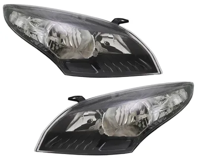 Produktbild von TYC Scheinwerfer Set für Renault Megane 3 2008-2013 GT Schwarz H7 Halogen LWR Mo