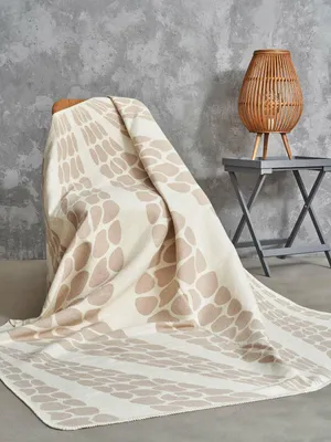 Produktbild von UMIPLED | Kuscheldecke, Sofaüberwurf Decke, Dicke Sofadecke, Couchdecke, Flauschige, Wohndecke für Couch, 165x200cm, 500 g/m2 - Beige