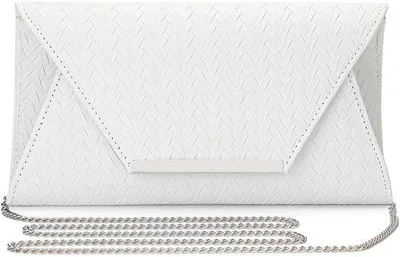 Produktbild von Kleiner Lederhandtas in Weiß für Damen
