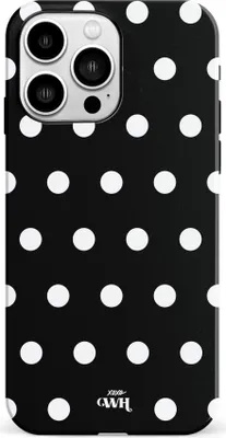 Produktbild von Polka Dots (Black)  - Kompatibel mit iPhone 15 Pro