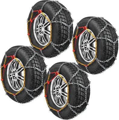 Produktbild von 4x Schneeketten 9mm Standmontage für 185/75-14; 205 /60-15; 215/40-16