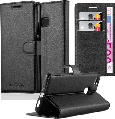 Produktbild von Cadorabo Hülle für Huawei P8 LITE 2017 / P9 LITE 2017 Schutz Hülle in Schwarz Handyhülle Etui Case Cover
