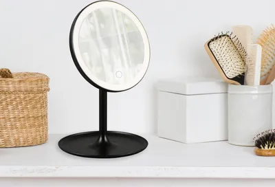 Produktbild von Kosmetikspiegel mit LED Licht und Touch Sensor, Schminkspiegel zum aufstellen