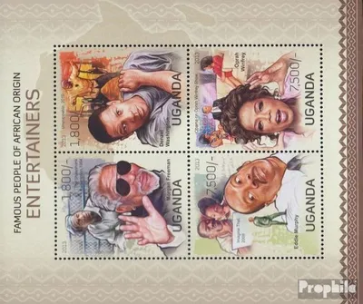 Produktbild von Briefmarken Uganda 2013 Mi 3100-3103 Kleinbogen (kompl.Ausg.) postfrisch Unterhaltungskünstler