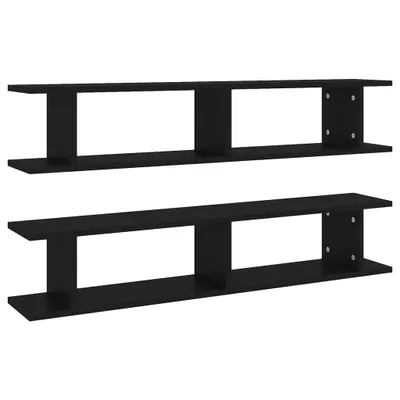 Produktbild von VidaXL 807206, Holz, Schwarz, 1050 mm, 180 mm, 200 mm, 2 Stück(e)