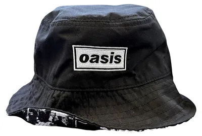 Zdjęcie produktu dla Oasis – czapka z daszkiem „Definitely Maybe”, dwustronna RO15837 (jedno rozmiar) (czarna)