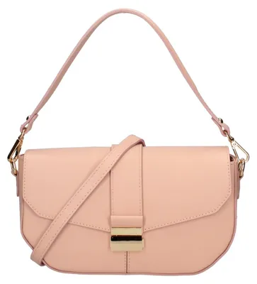 Produktbild von Roberta Rossi Ledertasche Damen Strukturleder mit verstellbarem Schultergurt Italy Beige UNICA 27x15x7 cm